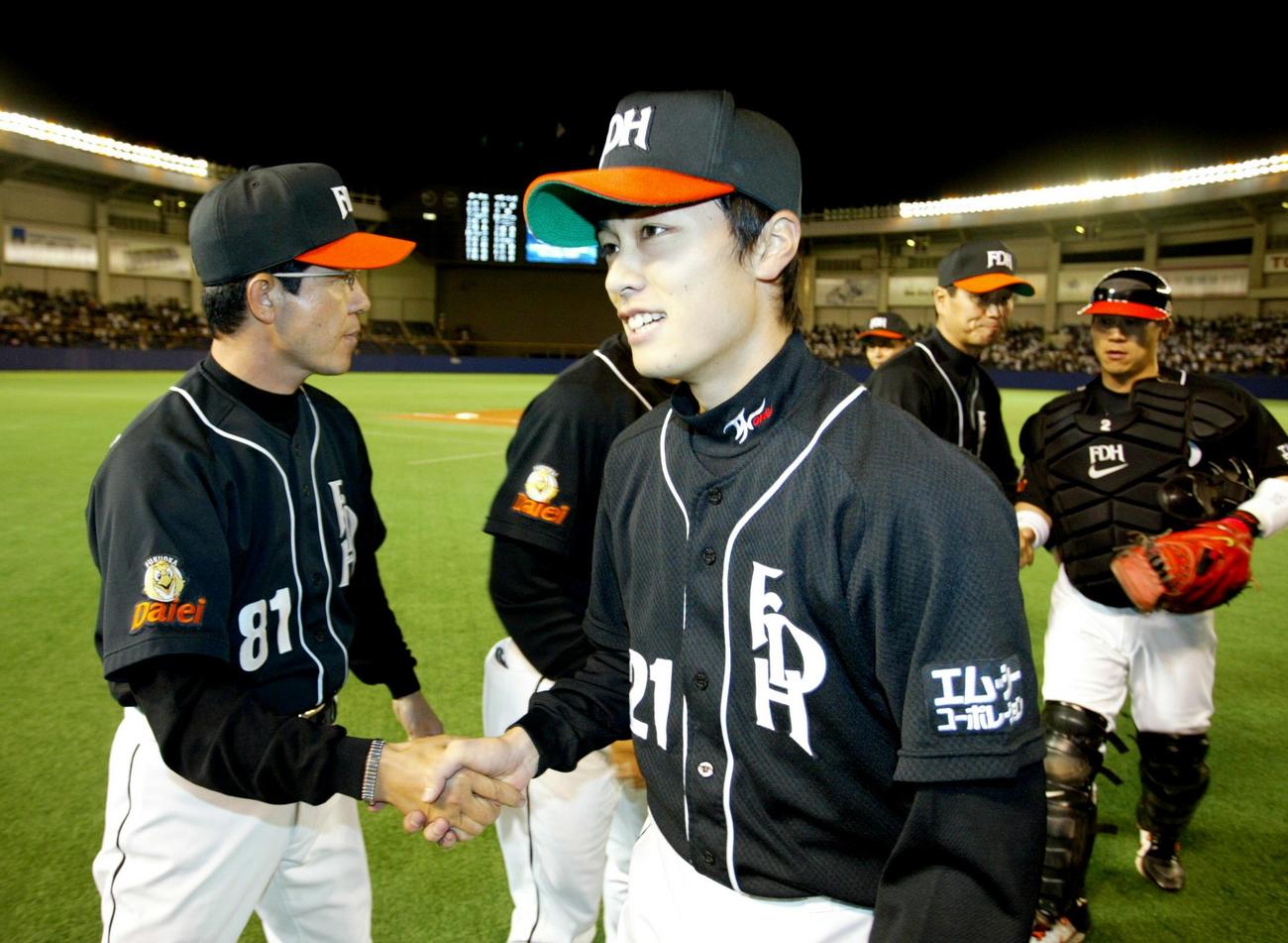 ダイエー時代の和田毅（2004年5月14日撮影）