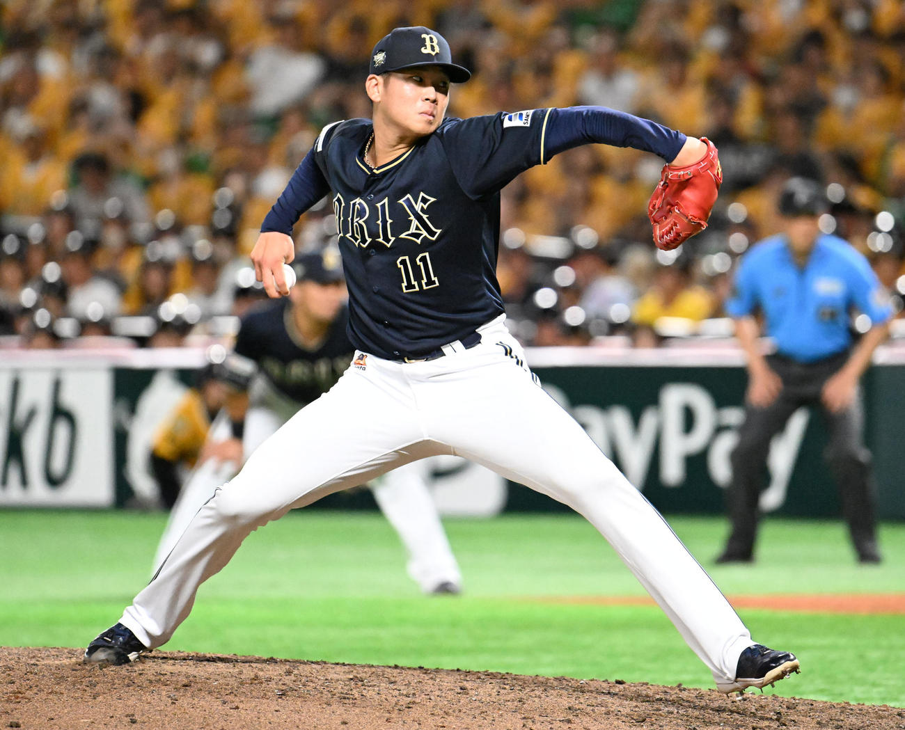 オリックス山下舜平大（2024年7月26日撮影）