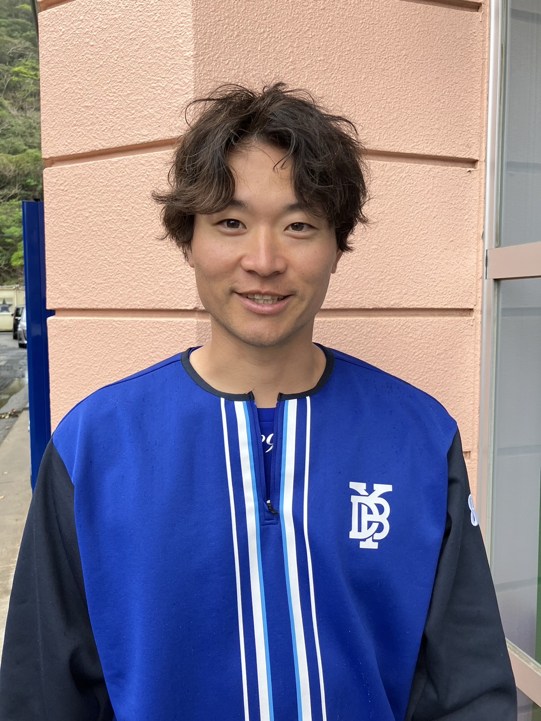 DeNA中井外野守備走塁アシスタントコーチ（2024年2月8日撮影）