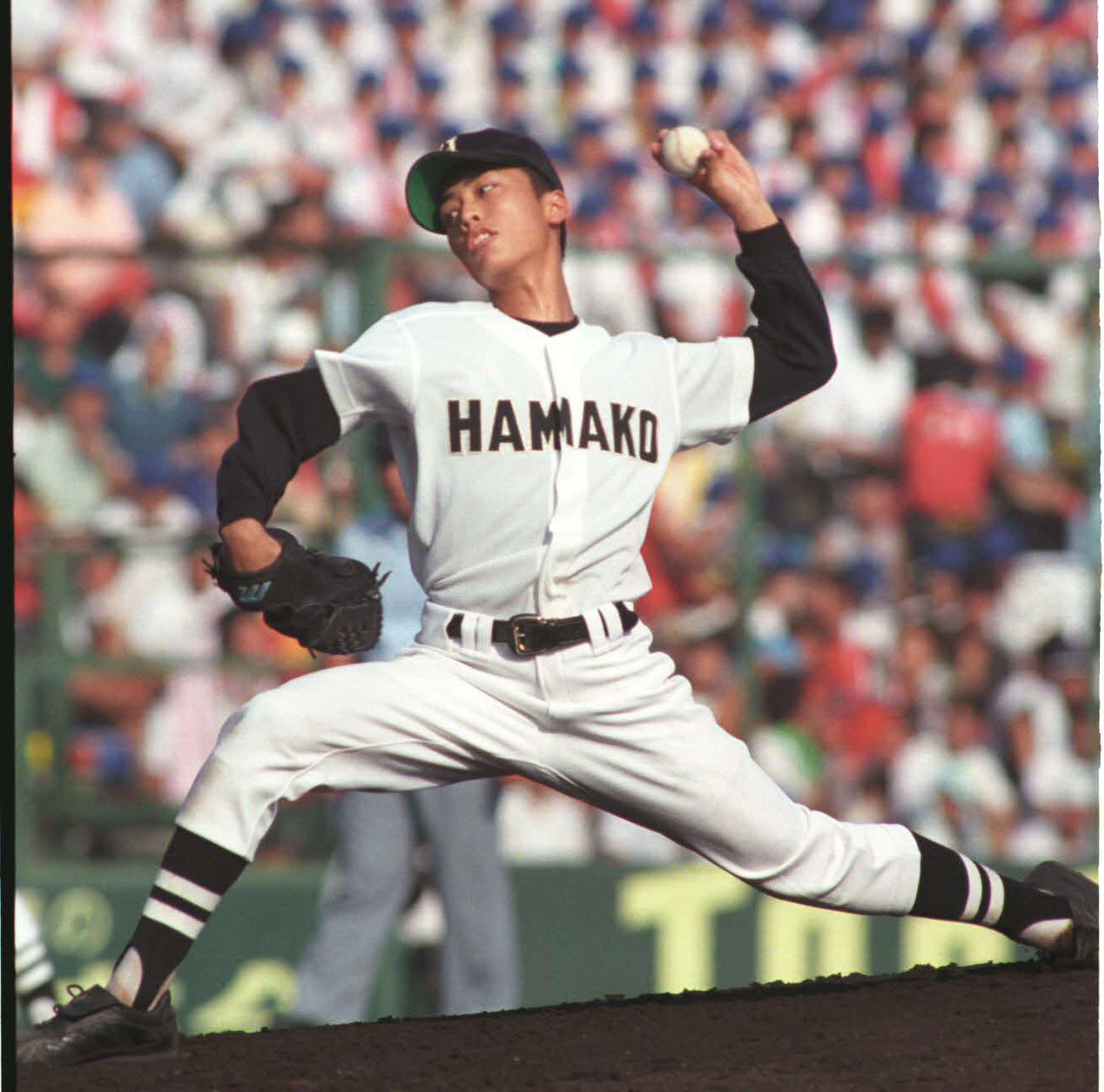 98年8月、帝京戦に登板した浜田・和田毅