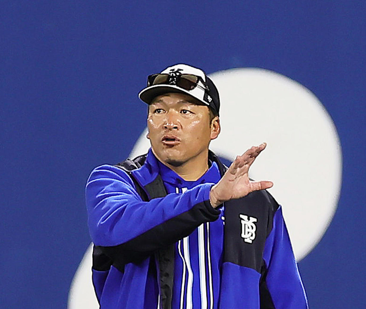 DeNA時代の小池コーチ（2024年3月27日撮影）