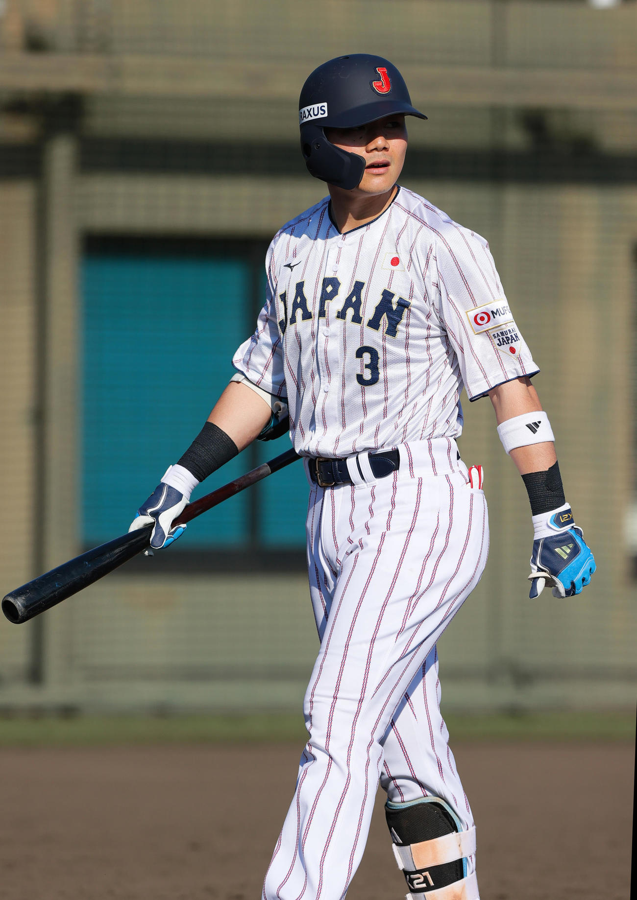 広島対侍ジャパン　6回裏侍ジャパン無死一塁、清宮は一直併殺に倒れる（撮影・上山淳一）