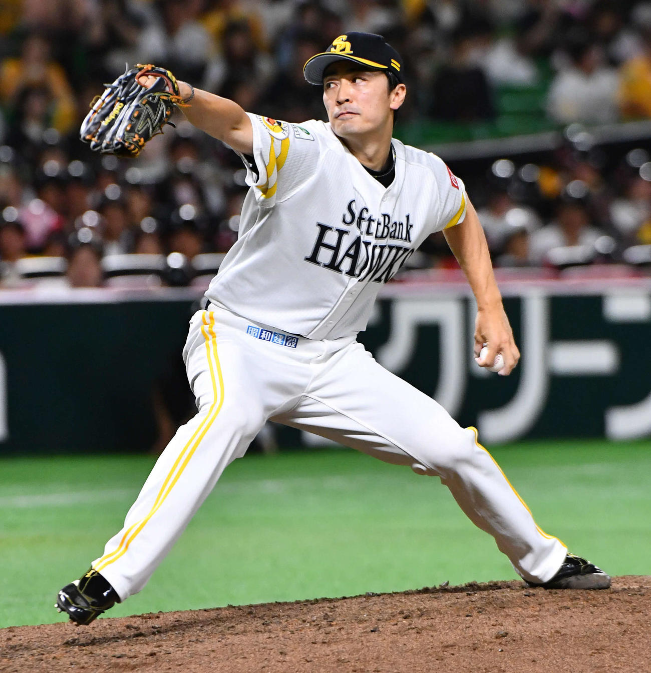 10月1日、ソフトバンク対オリックス　6回表から登板した、ソフトバンク4番手の和田