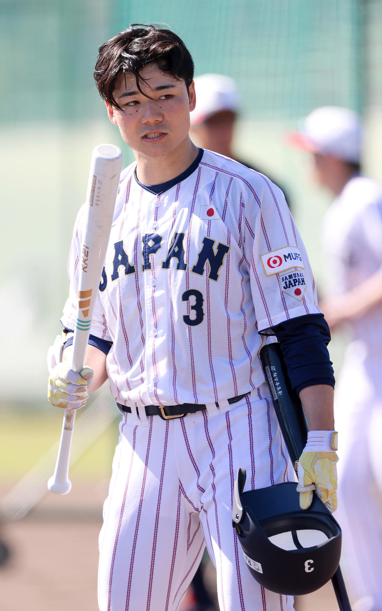 練習に励む日本ハム清宮（撮影・上山淳一）