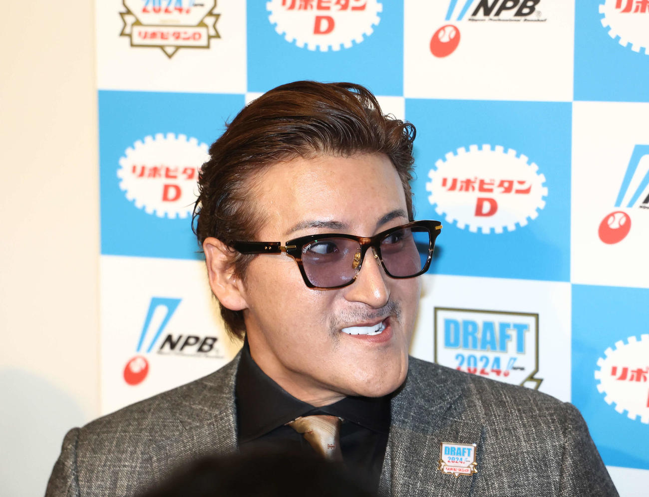 日本ハム新庄監督（2024年10月撮影）