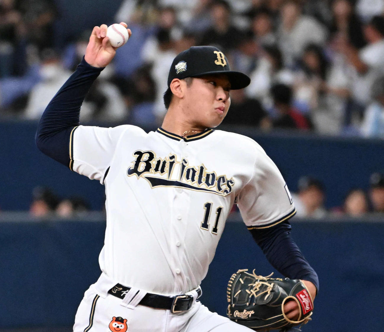 オリックス対日本ハム　オリックス先発の山下（撮影・石井愛子）