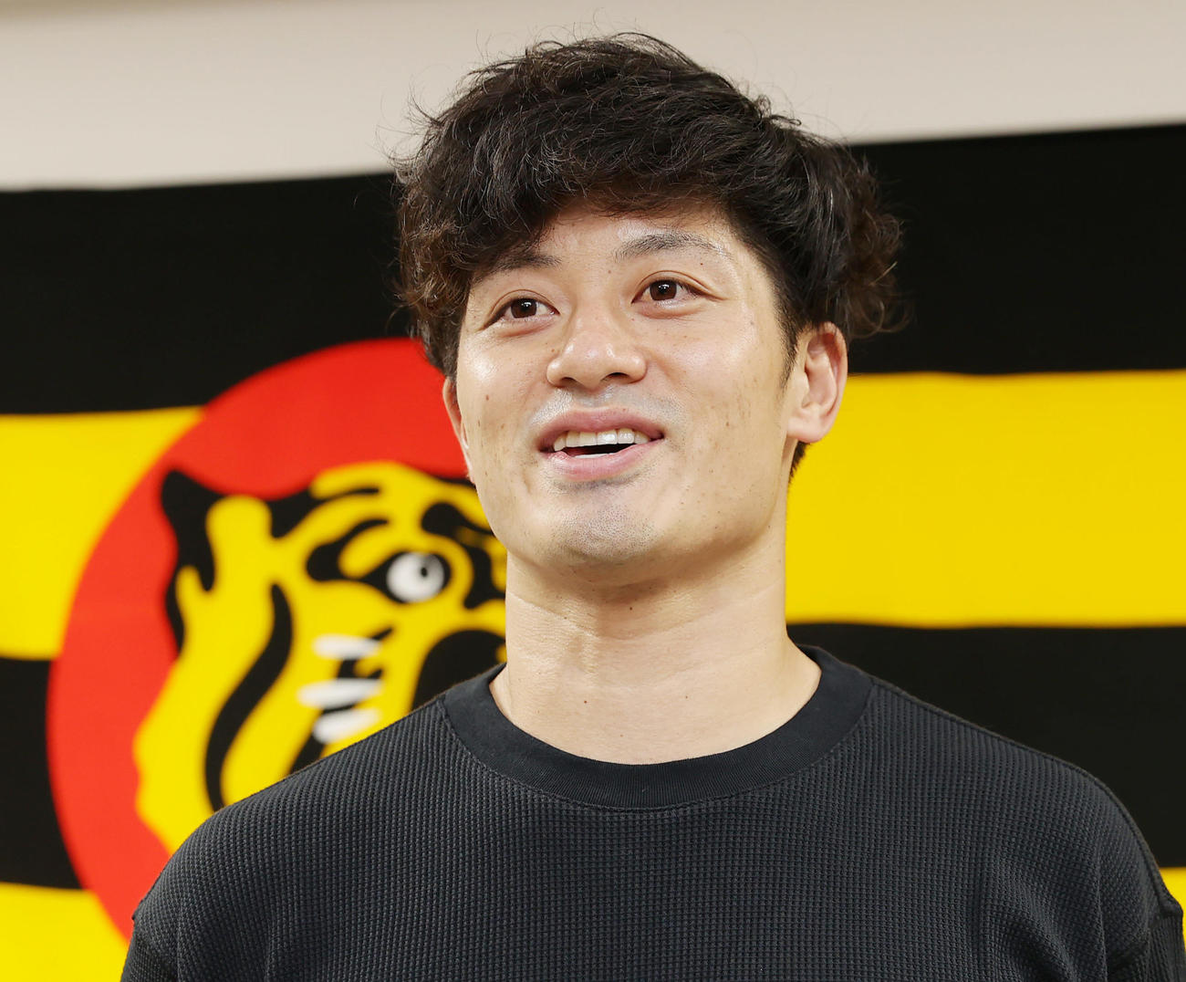 FA権を行使せず残留を決めた阪神坂本（撮影・前田充）