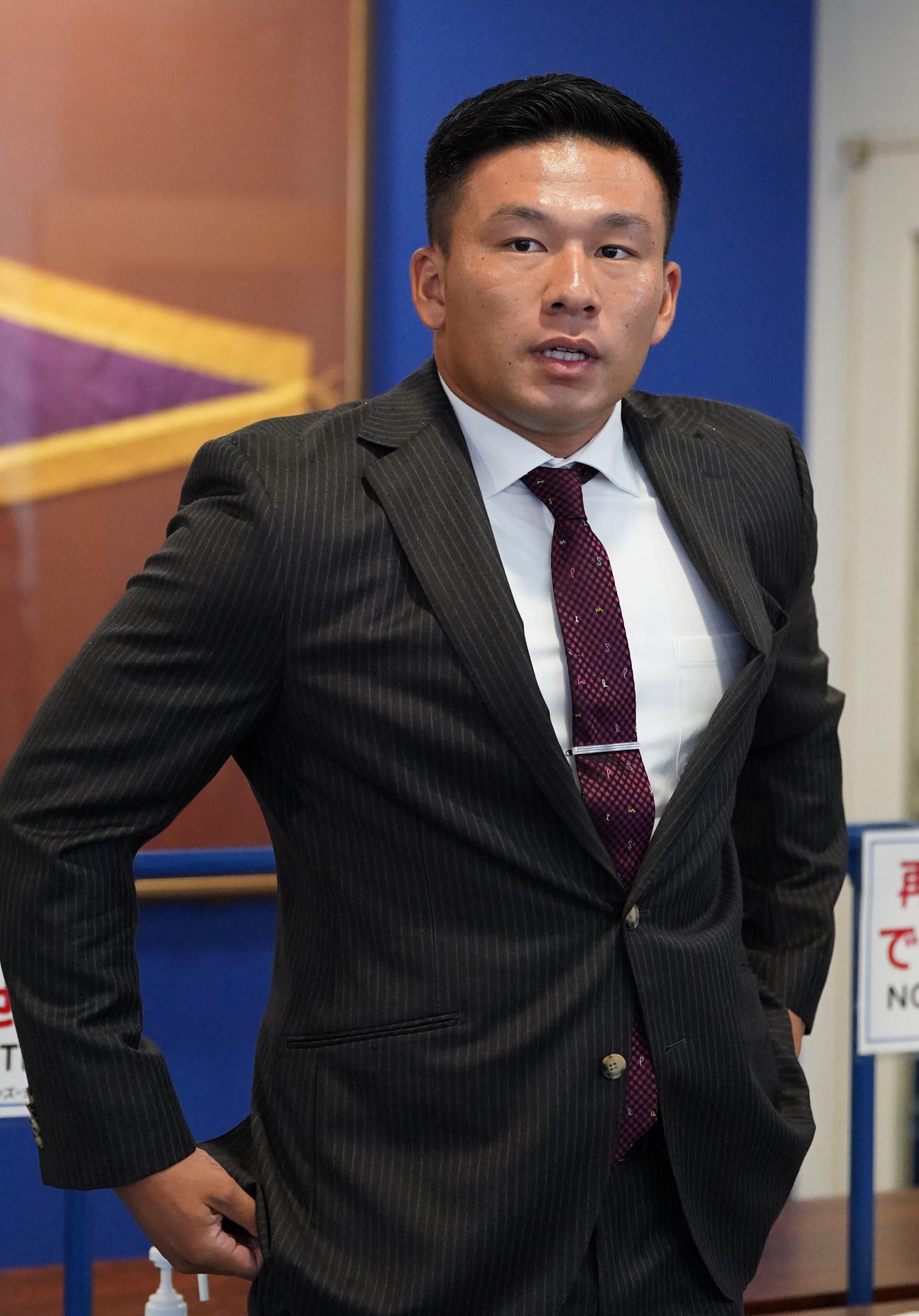 中日加藤竜馬（2024年10月撮影）