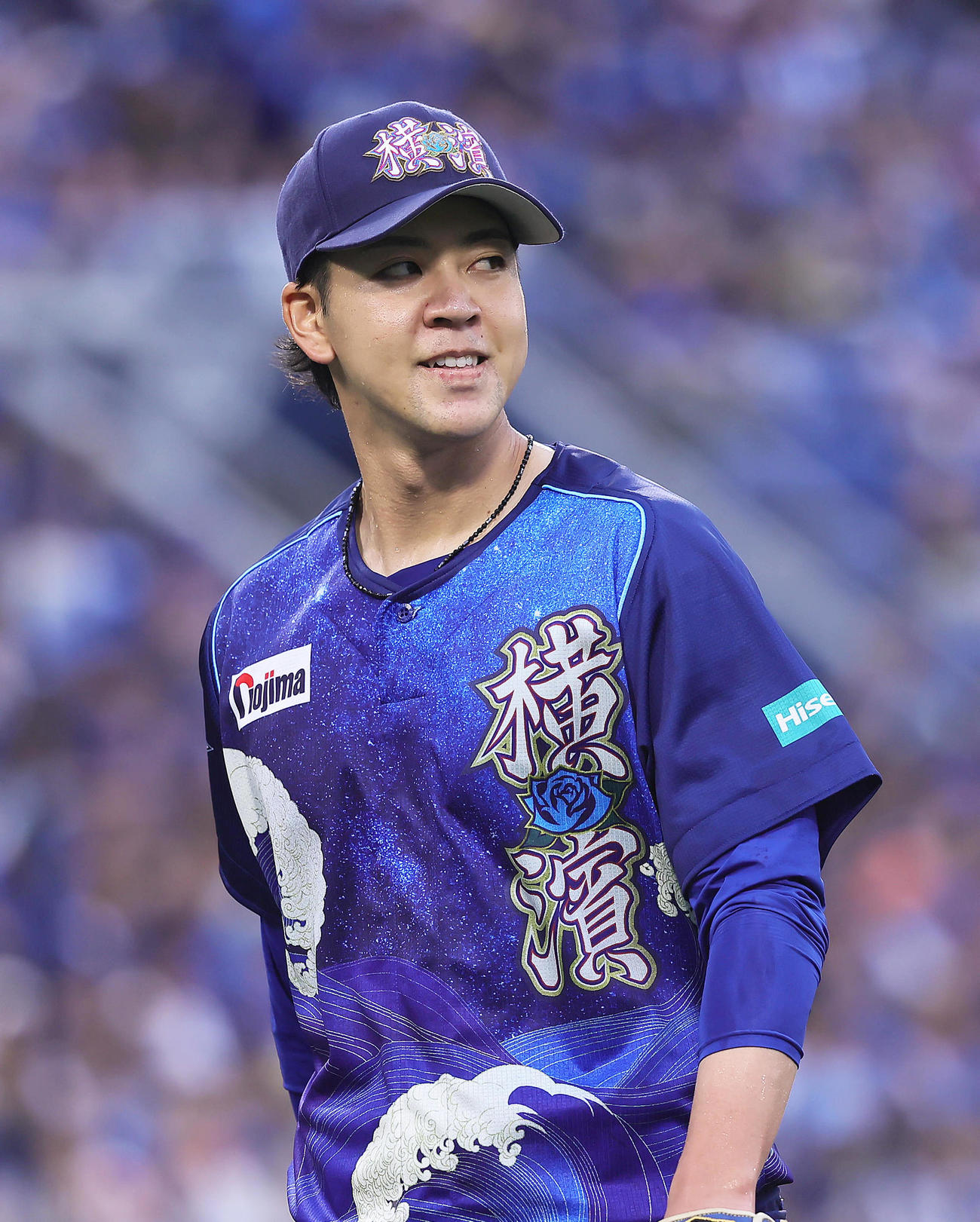 DeNA平良拳太郎（2024年7月11日撮影）
