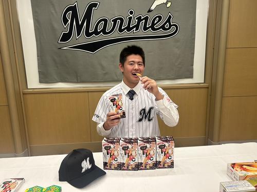 ロッテ】ドラ4坂井遼が仮契約「悪いことしないように、安全に生きて