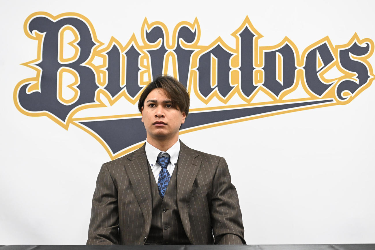 ダウンで契約更改したオリックス宇田川（撮影・和賀正仁）