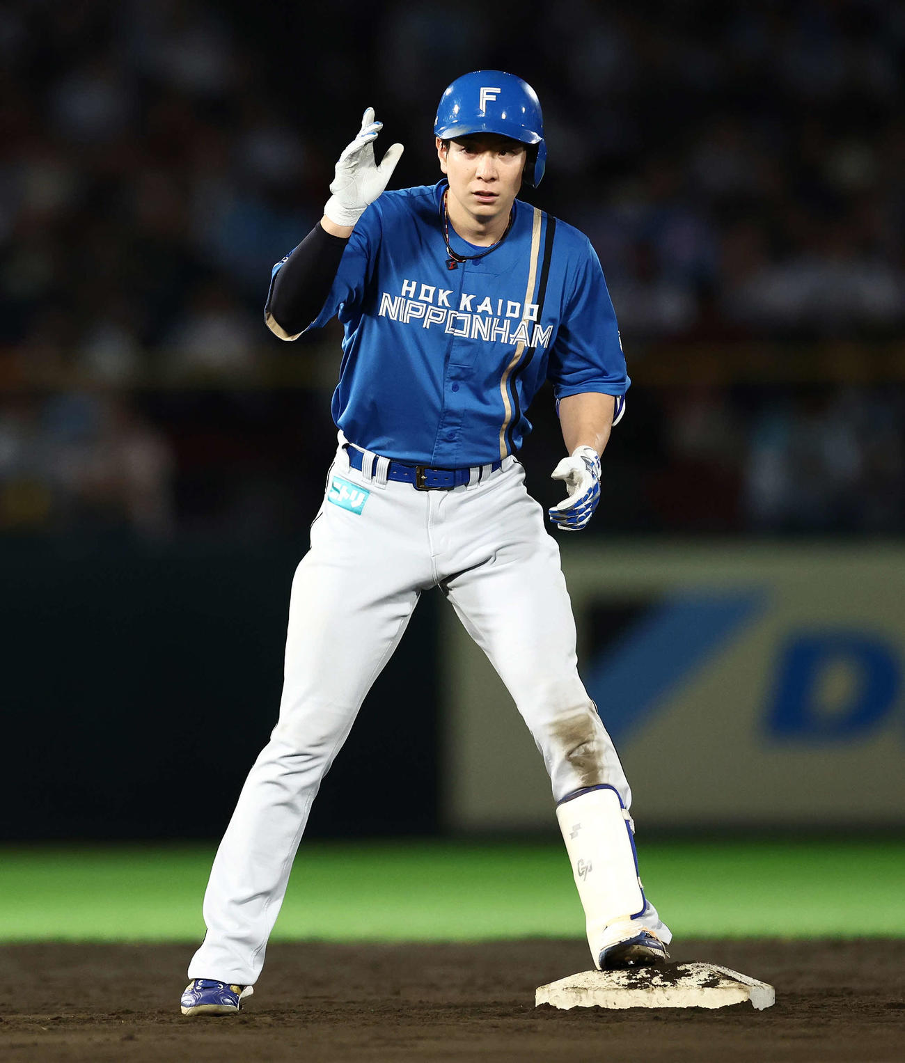 日本ハム松本剛（2024年10月5日撮影）