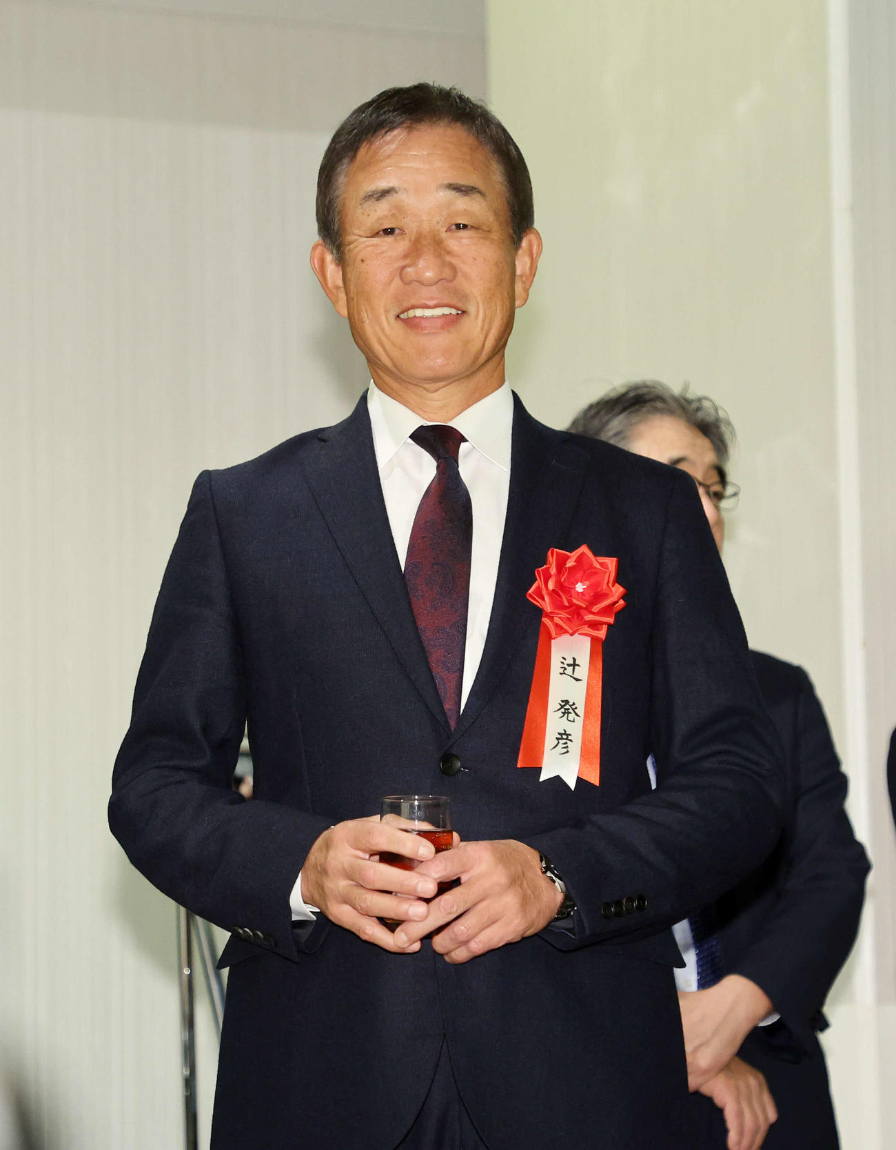 2024年プロ野球最優秀バッテリー賞の選考委員を務めた辻氏（撮影・鈴木正人）