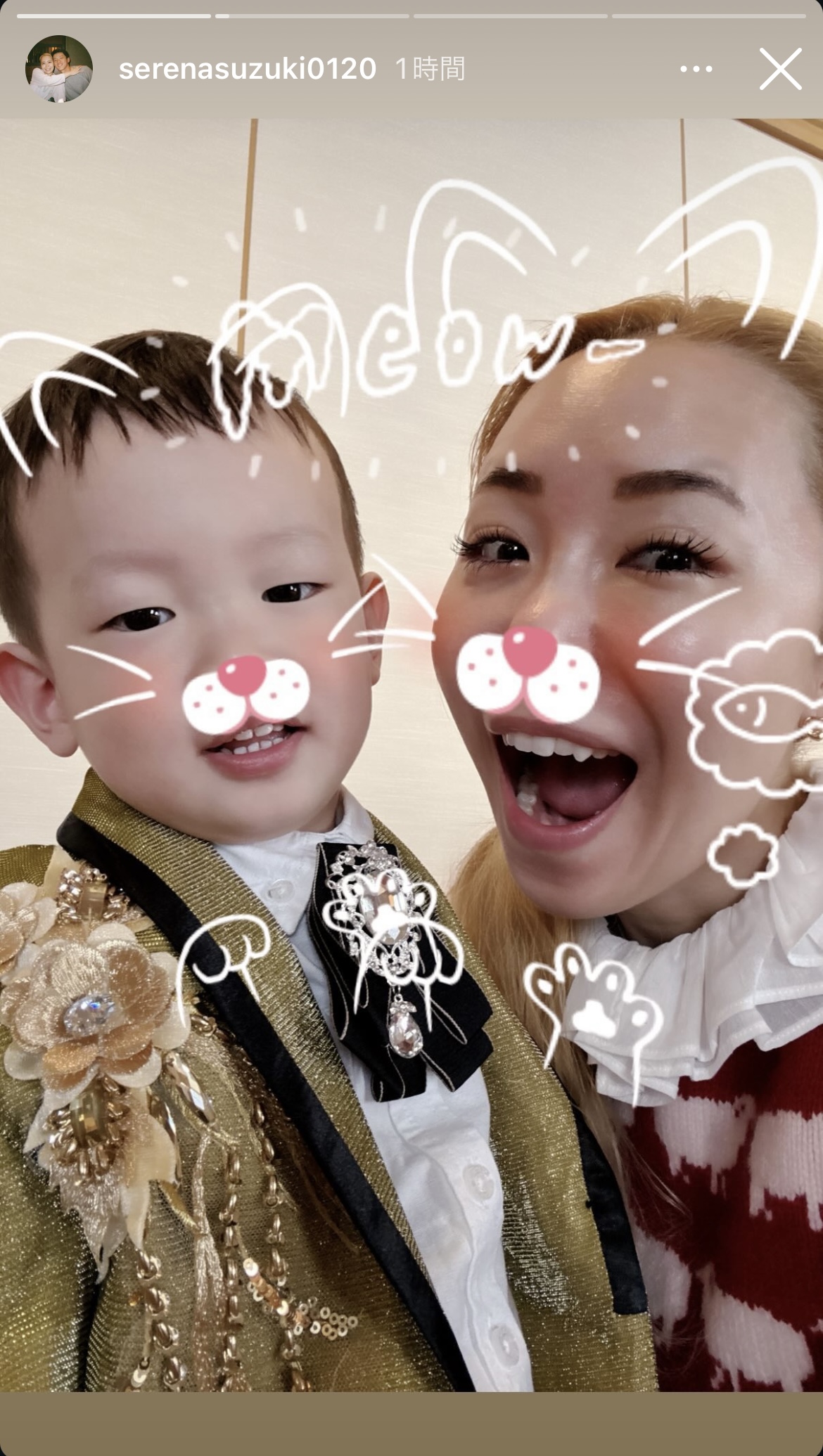 鈴木セリーナさんのインスタグラムから