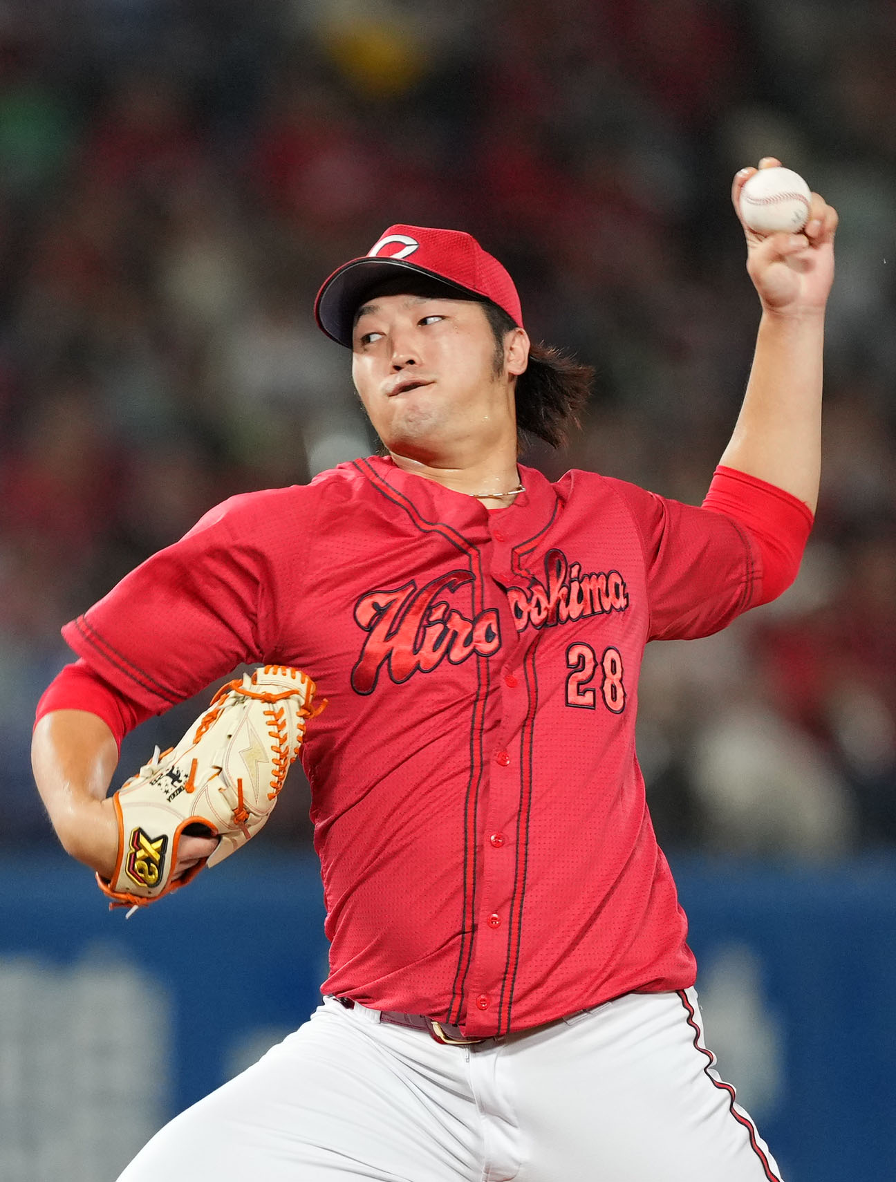 広島床田寛樹（2024年10月2日撮影）
