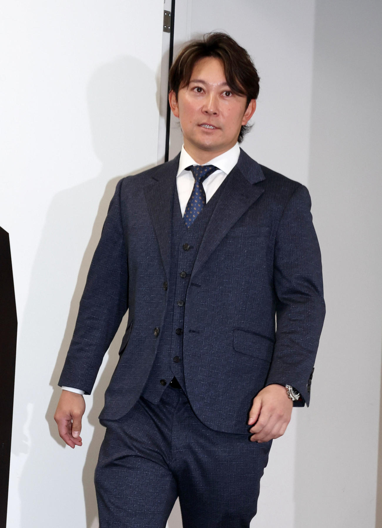 契約更改を終えたオリックス西野（撮影・加藤哉）