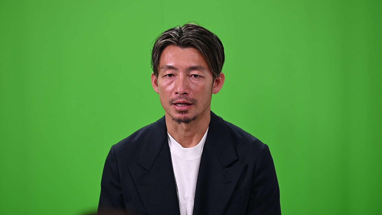 テレビ収録に臨んだ鳥谷敬氏（外部提供）