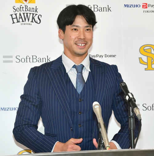 ソフトバンク】尾形崇斗、500万円増の1400万円でサイン 球団へ