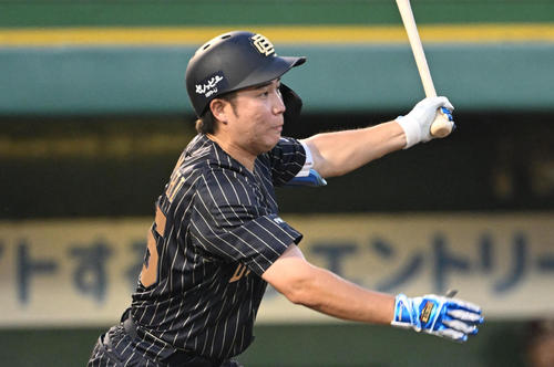 オリックス山足達也（2024年7月21日撮影）