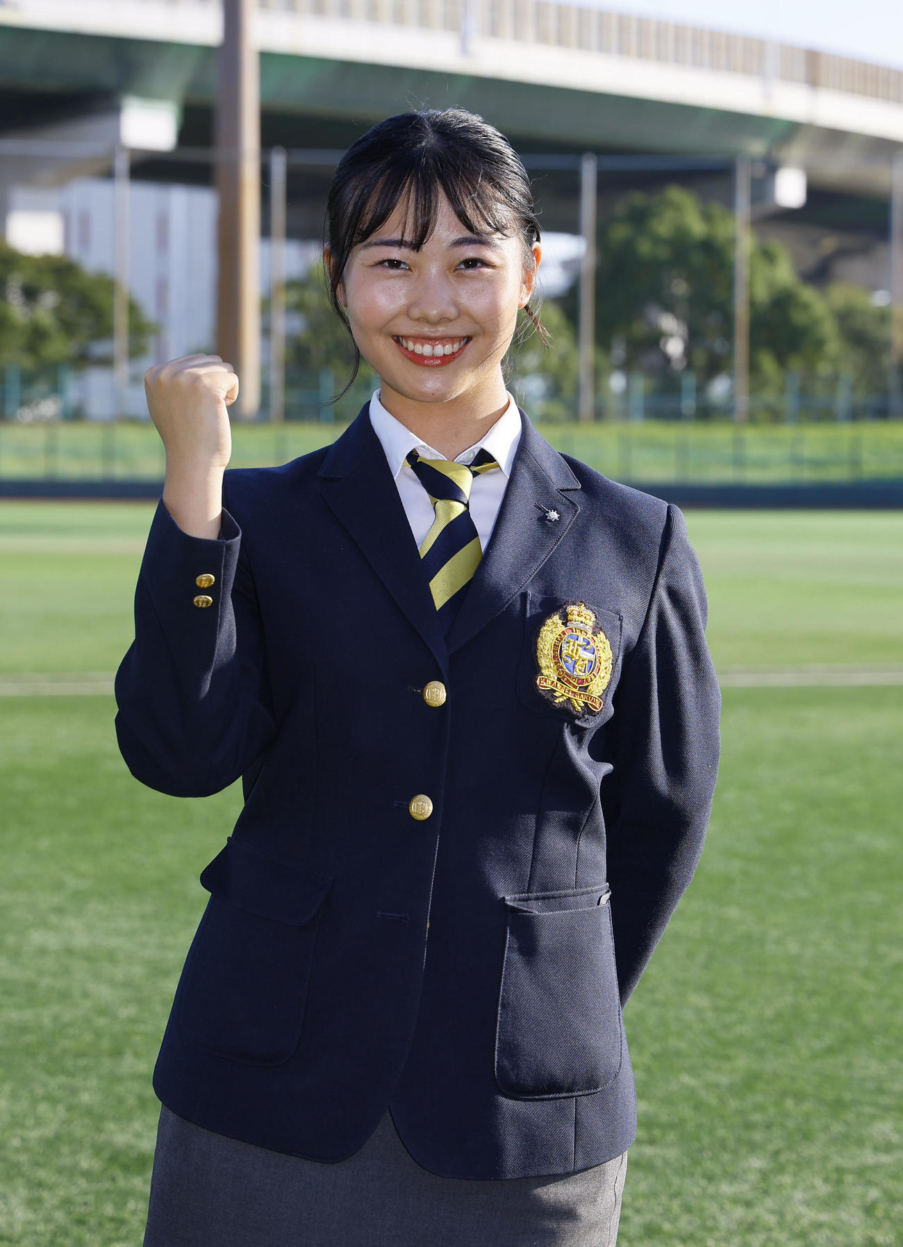 関学大の北川千尋マネジャー（2024年10月14日撮影）
