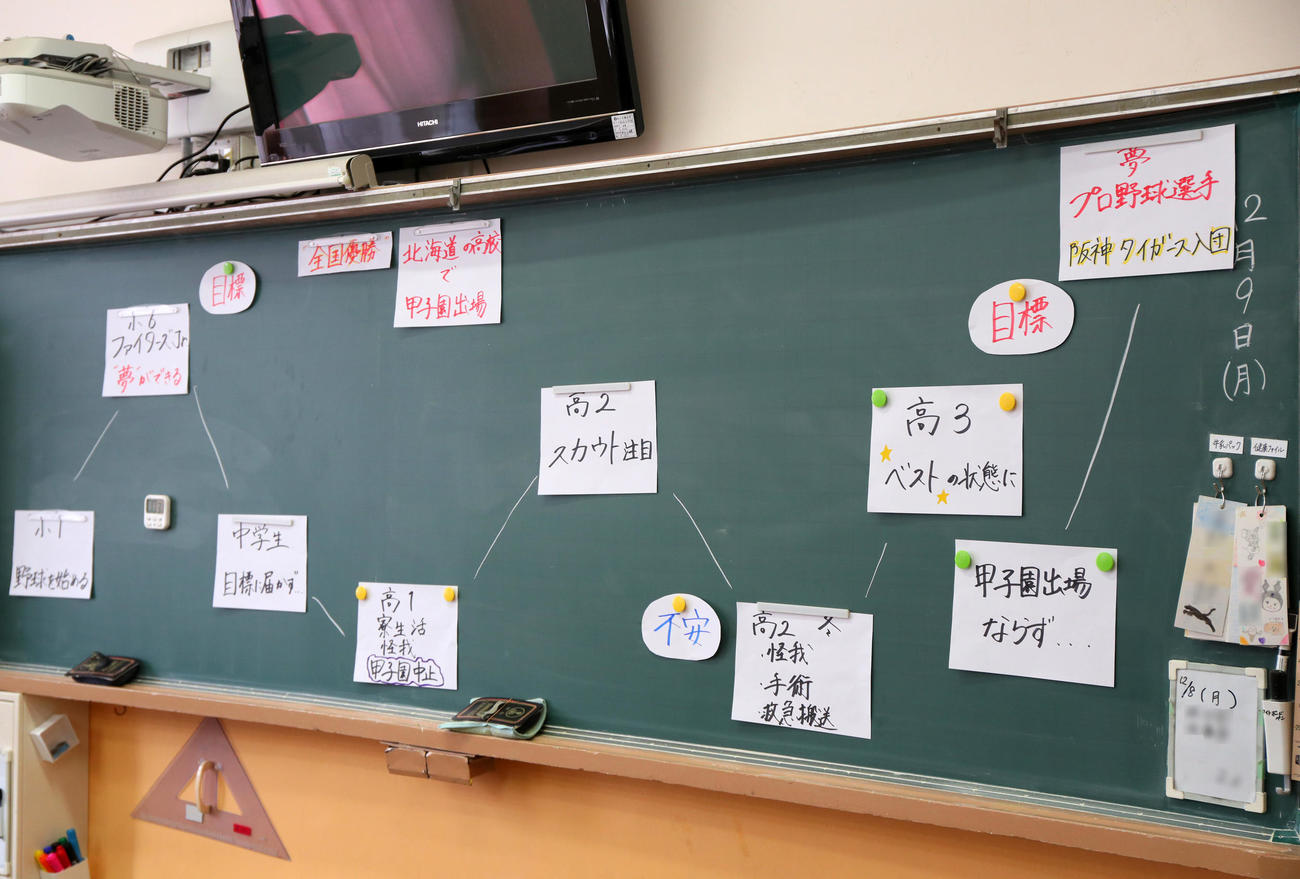阪神門別は大阪の清高小学校の生徒に自らの経験を語った（撮影・上山淳一）