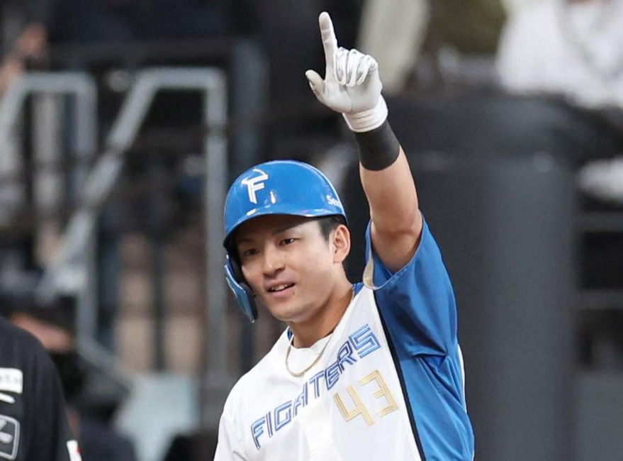 日本ハム水野達稀（2024年10月撮影）