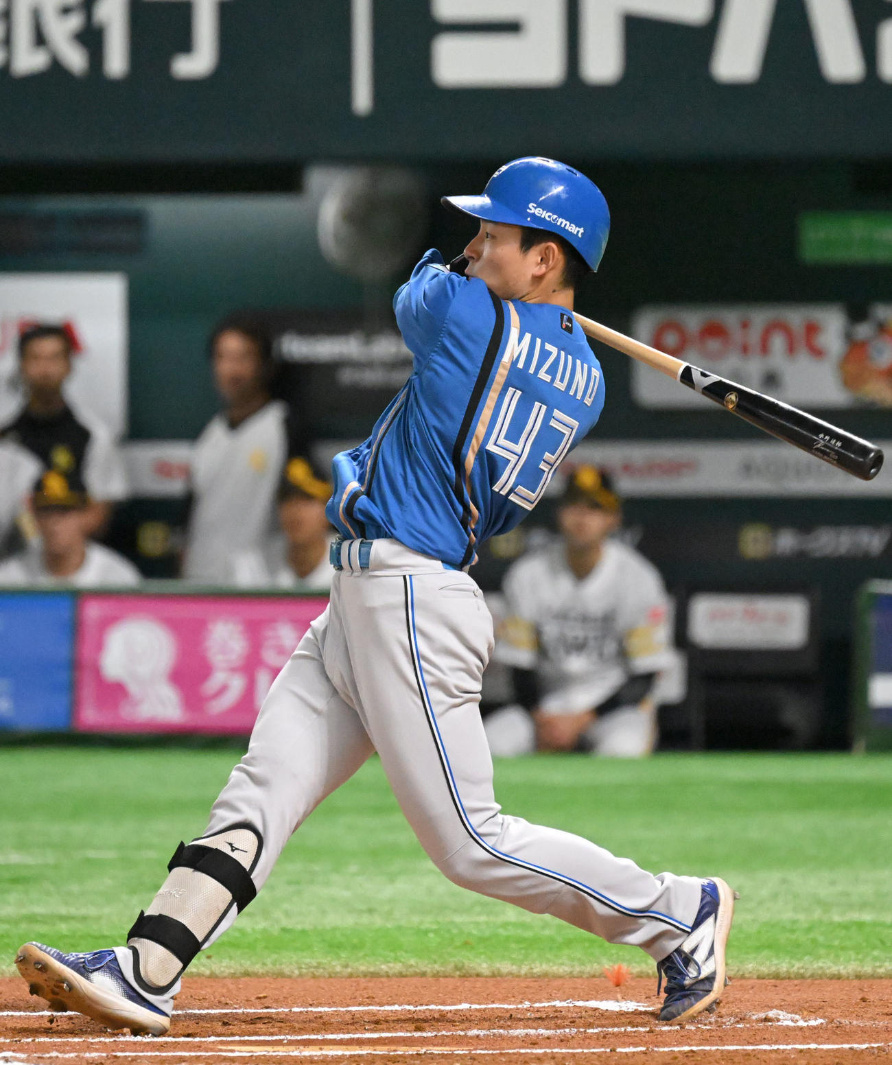 日本ハム水野達稀（24年10月撮影）