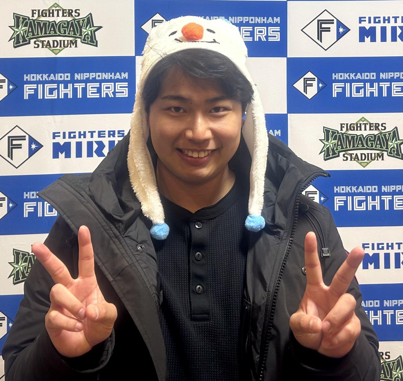 鎌スタ☆クリスマス会2024に出席した日本ハム松浦（撮影・黒須亮）