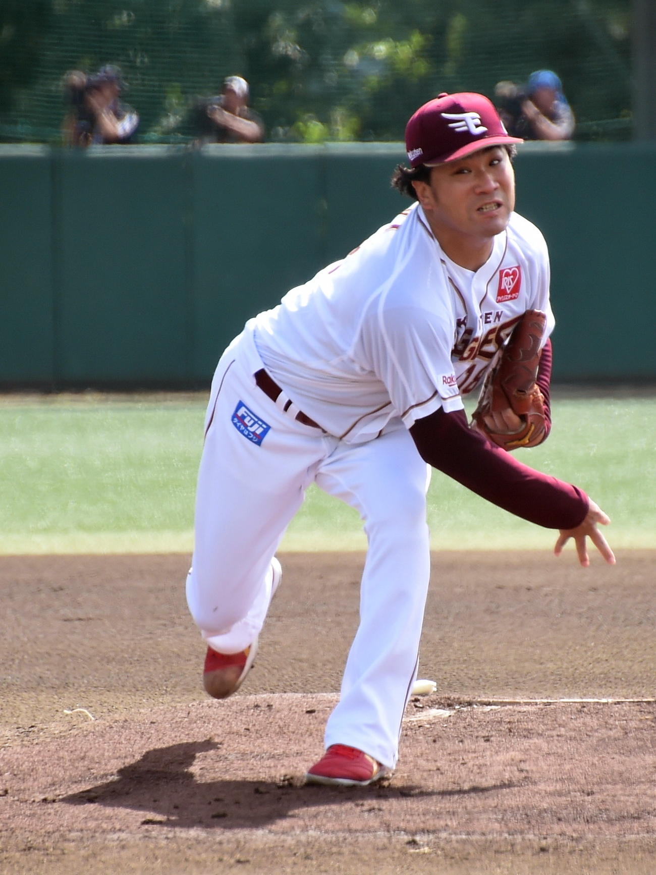 力投する田中将大（2024年9月13日撮影）