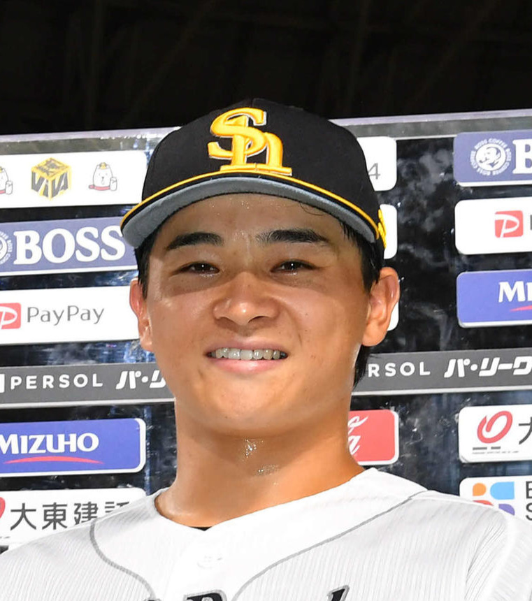 ソフトバンク谷川原健太（2024年9月25日撮影）