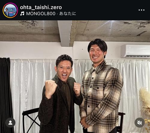 現役引退の大田泰示氏、日本ハム時代の陽気な盟友と超スマイル！来季は