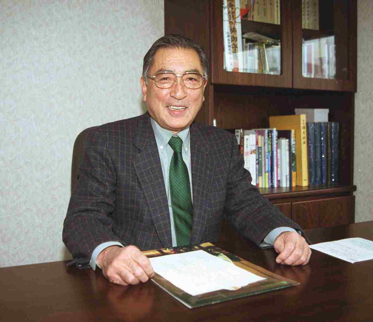 西武、ダイエーの成功に尽力した坂井保之氏（2003年撮影）