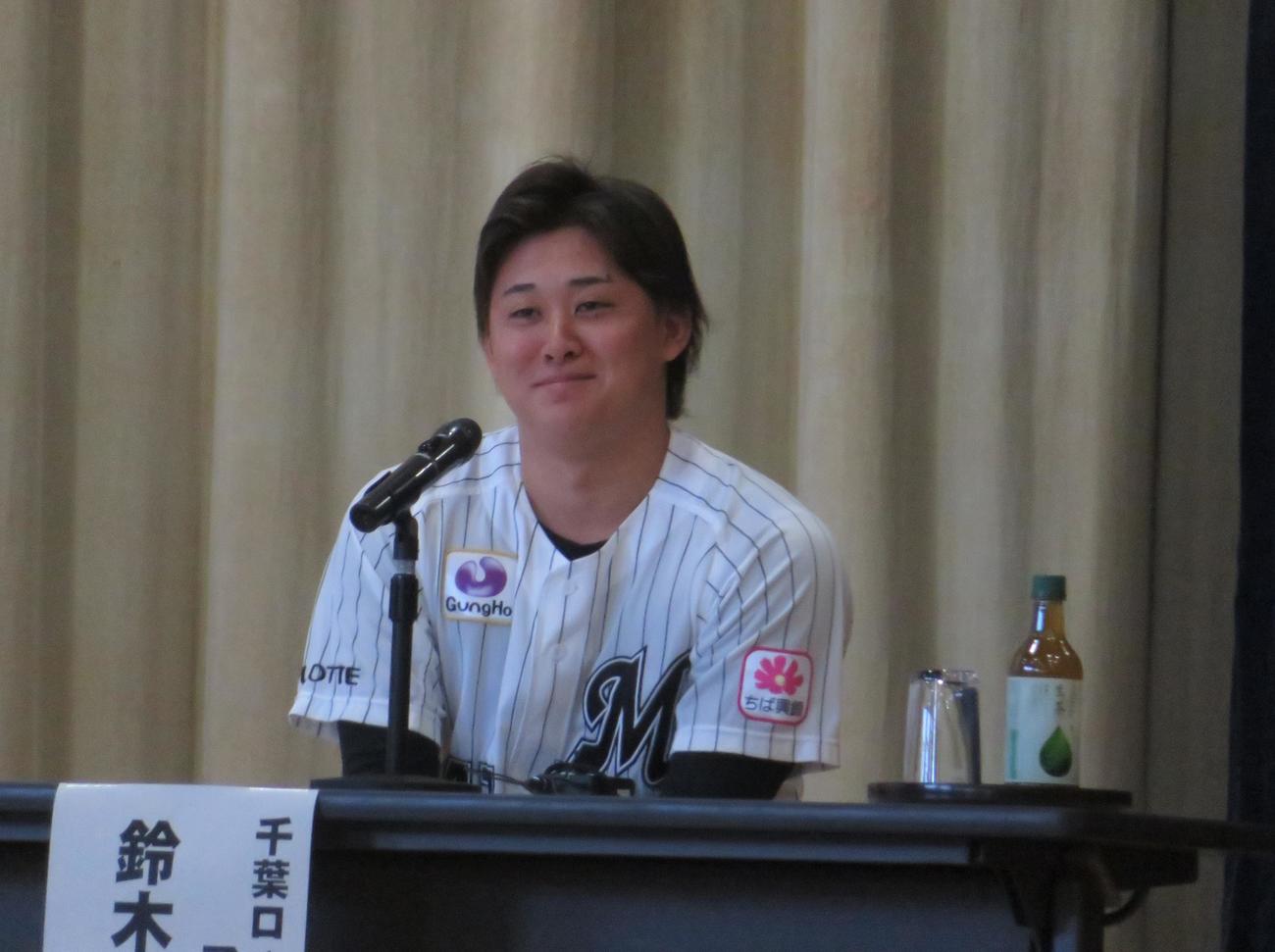 土浦市立土浦第五中学校で教育講演会に参加した鈴木（撮影・星夏穂）