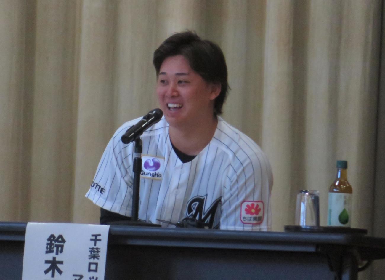 土浦市立土浦第五中学校で教育講演会に参加した鈴木（撮影・星夏穂）