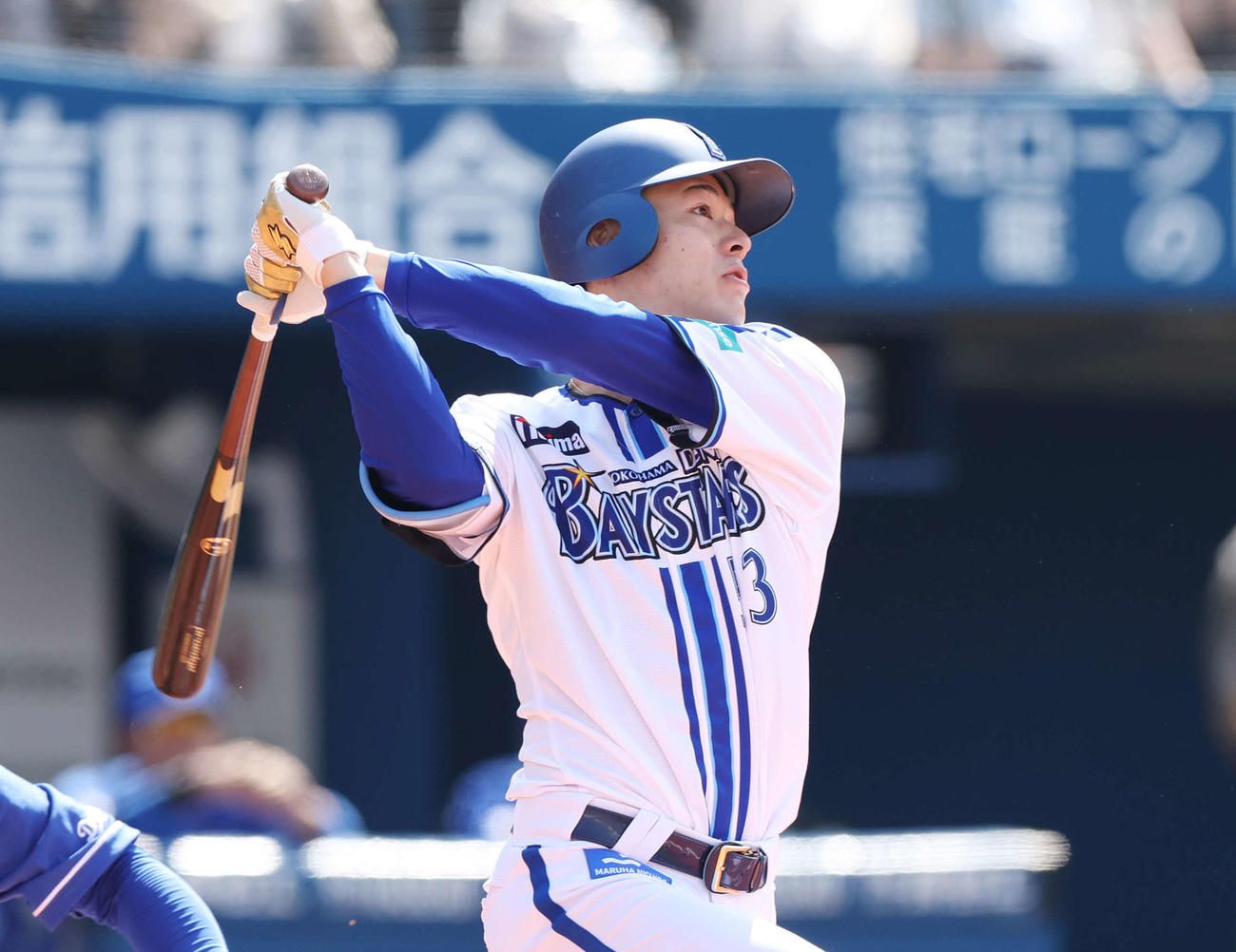 24年5月18日の中日戦で2回に2ランを放ったDeNA中川颯