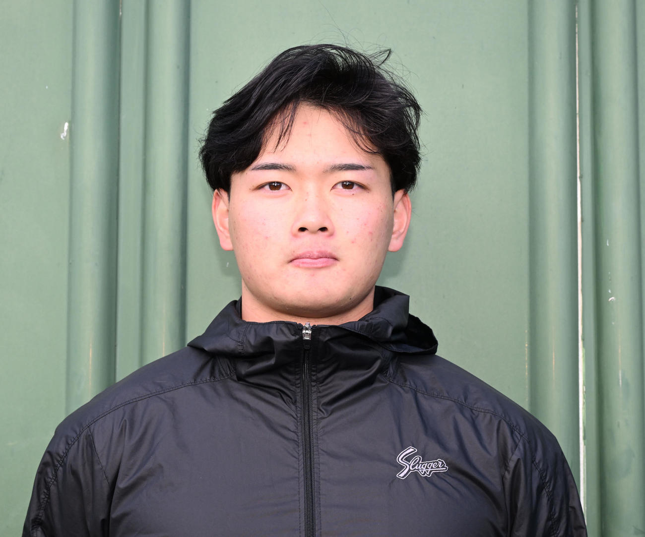 自主トレを公開した阪神ドラフト4位の町田捕手（撮影・千葉一成）