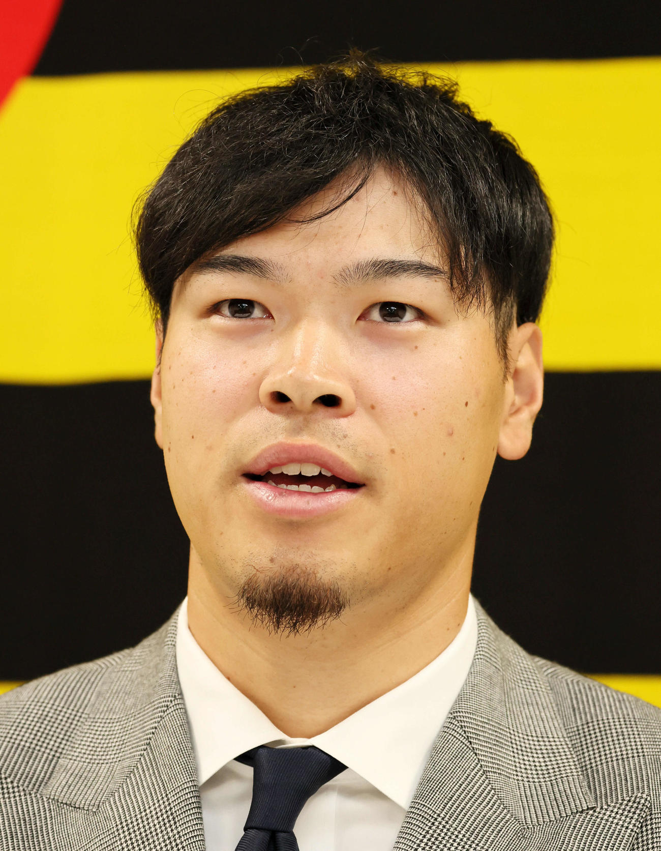 阪神佐藤輝明（2024年12月23日撮影）
