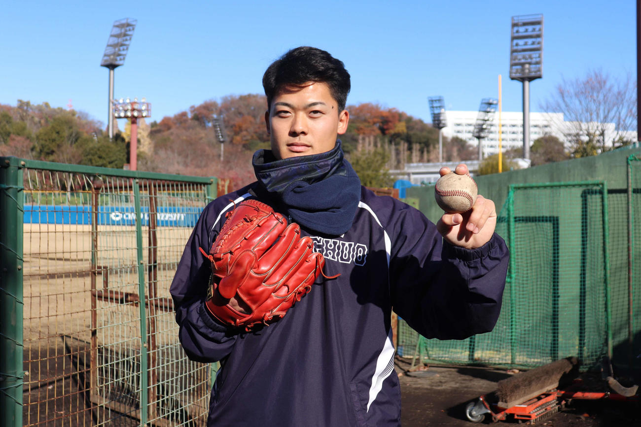 中大・深浦幹也（2024年12月18日撮影）