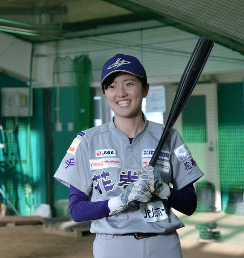 巨人女子入団佐々木秋羽の背番号55「松井秀喜さんのように55を背負って