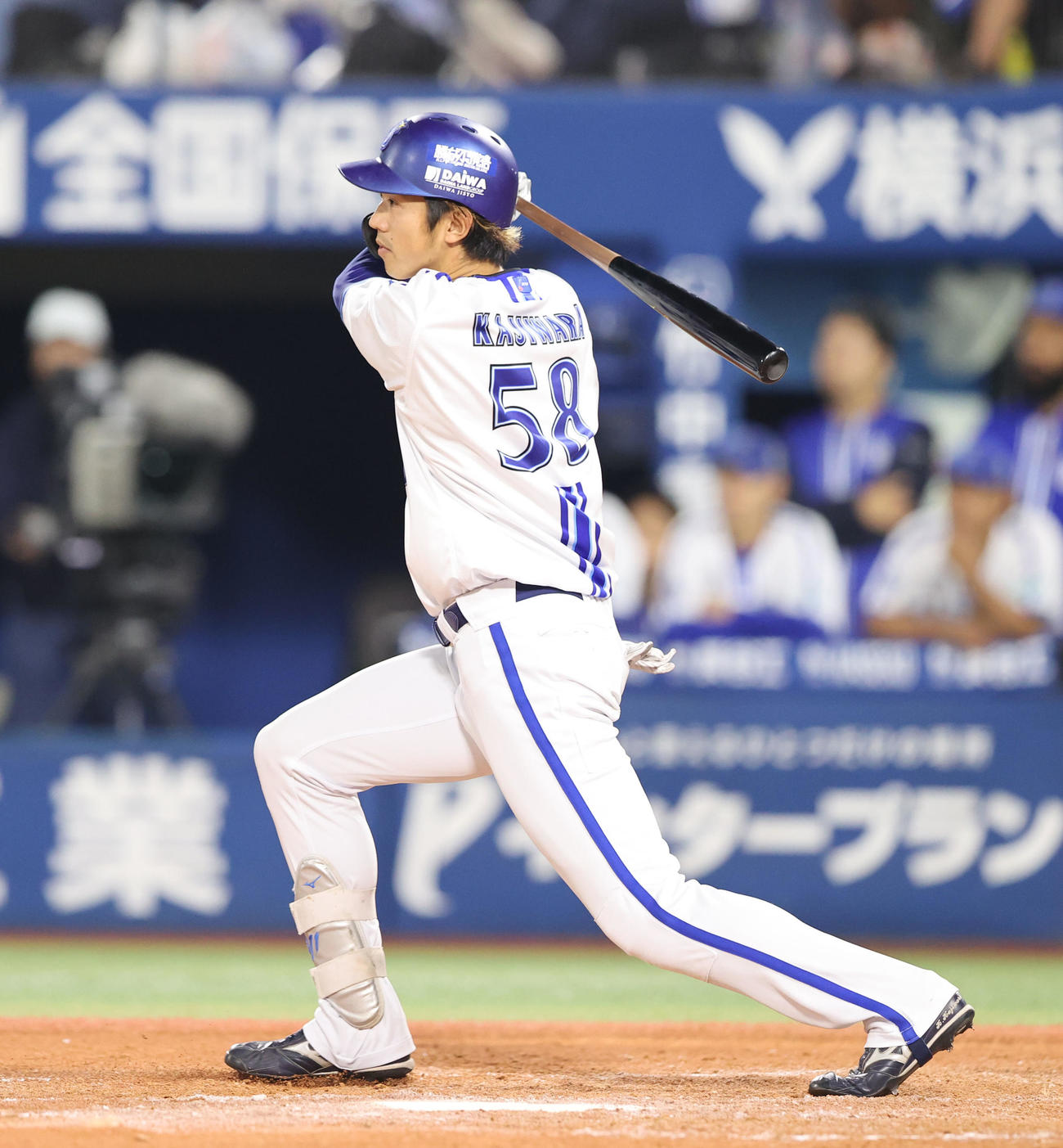 DeNA梶原昂希（2024年10月26日撮影）