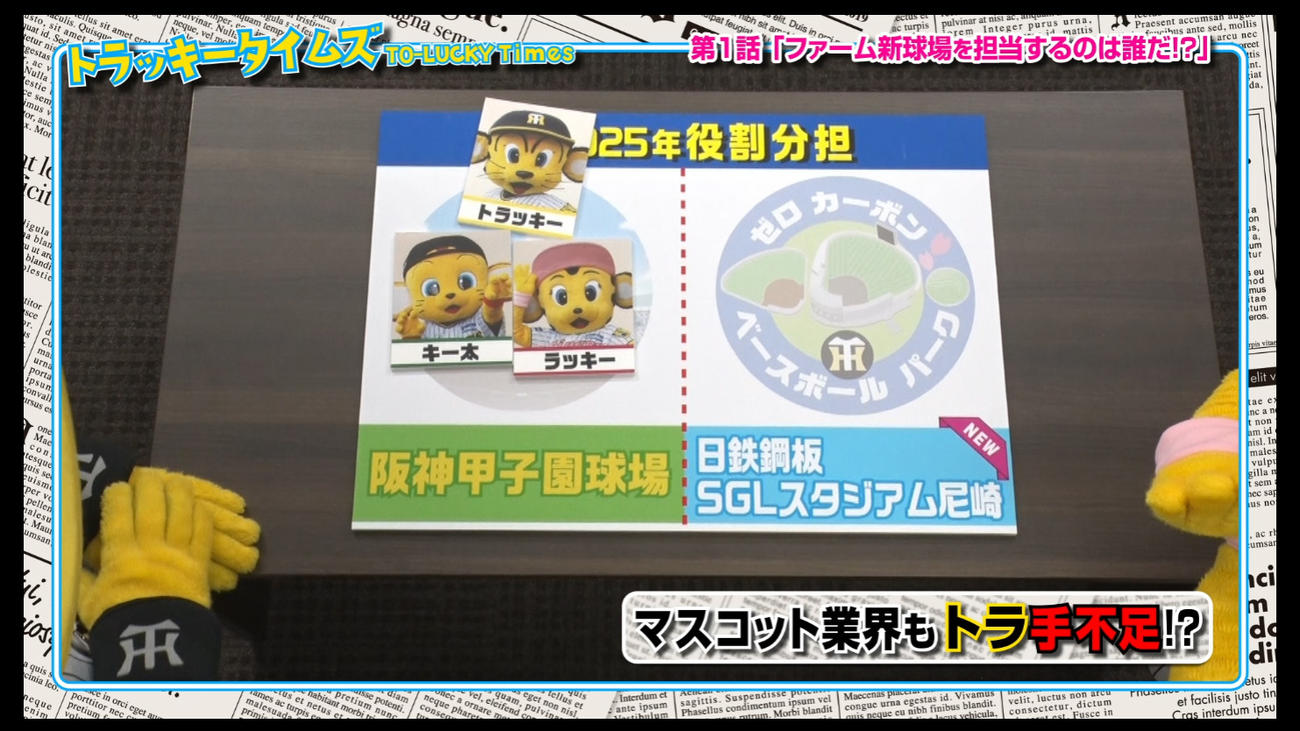 トラッキータイムズ「新春大スクープ！」阪神は球団SNSで新マスコットキャラクターについての予告動画の配信を開始