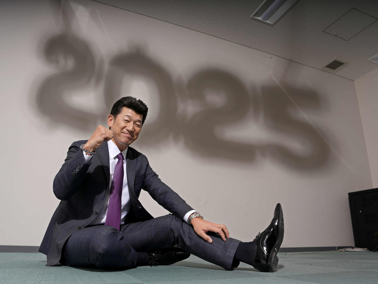 2025年完全優勝を目指すDeNA三浦監督（撮影・たえ見朱実）