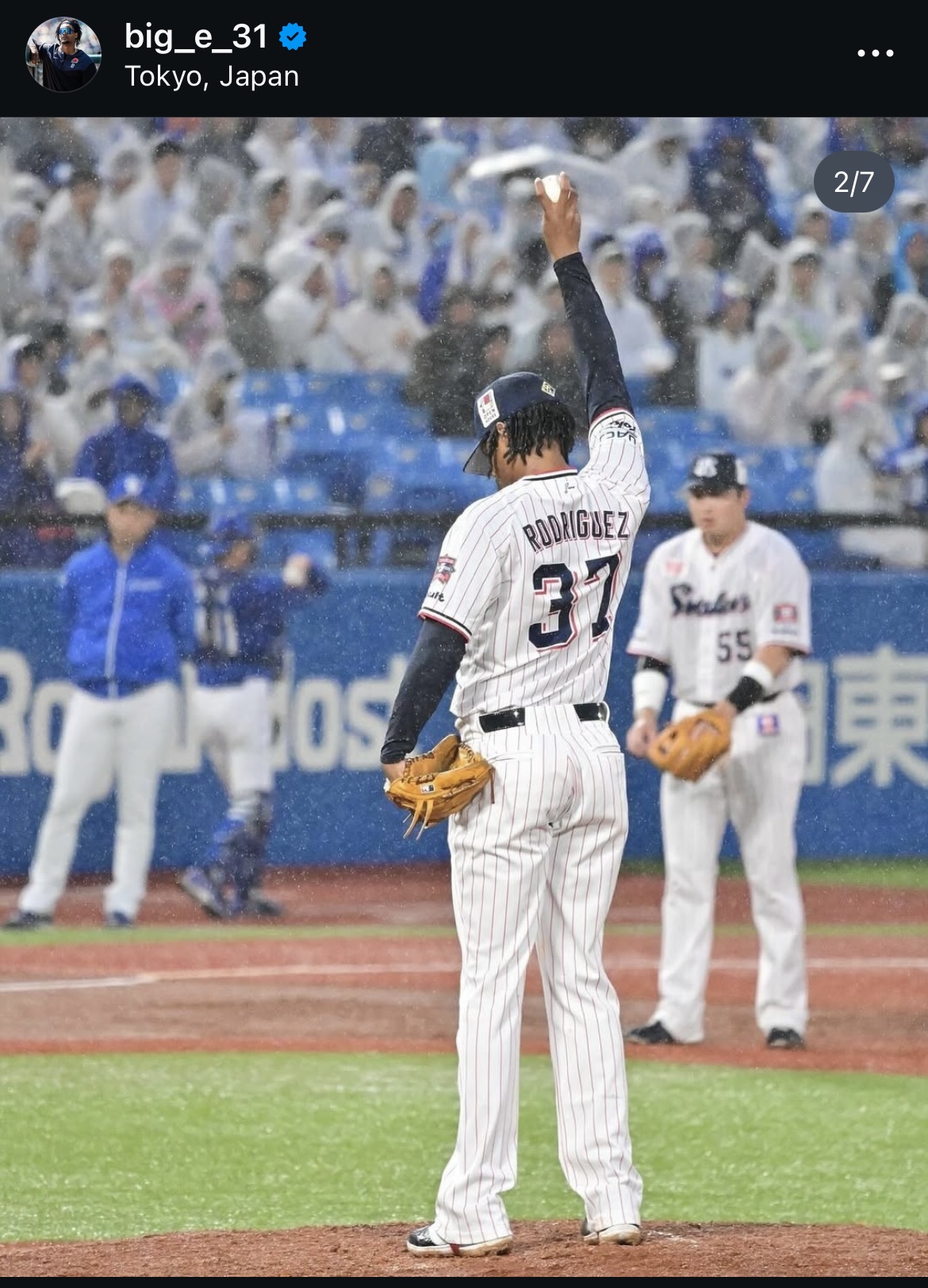 ロドリゲスのインスタグラムから