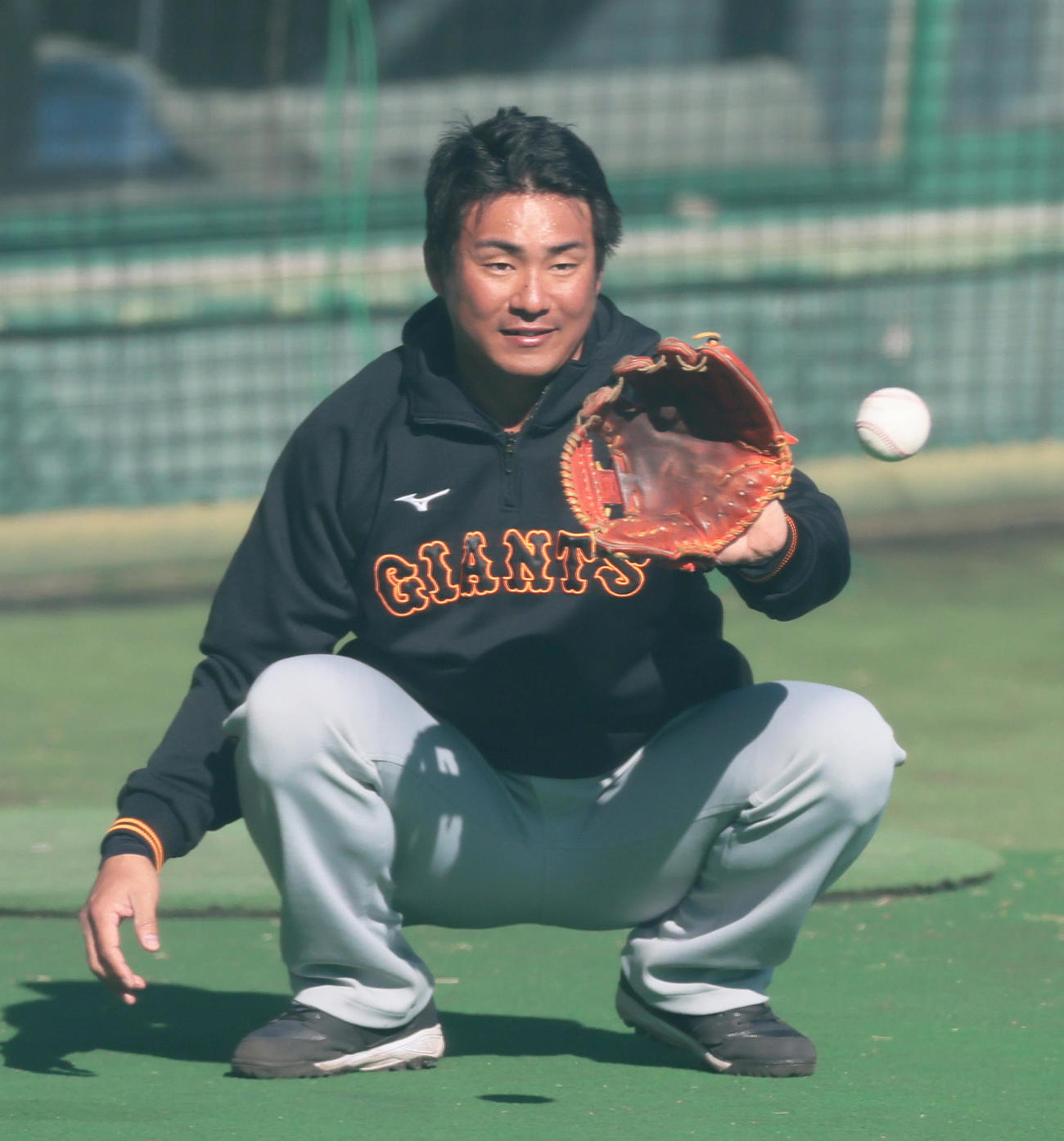 巨人吉川大幾3軍内野守備兼走塁コーチ（2021年2月撮影）