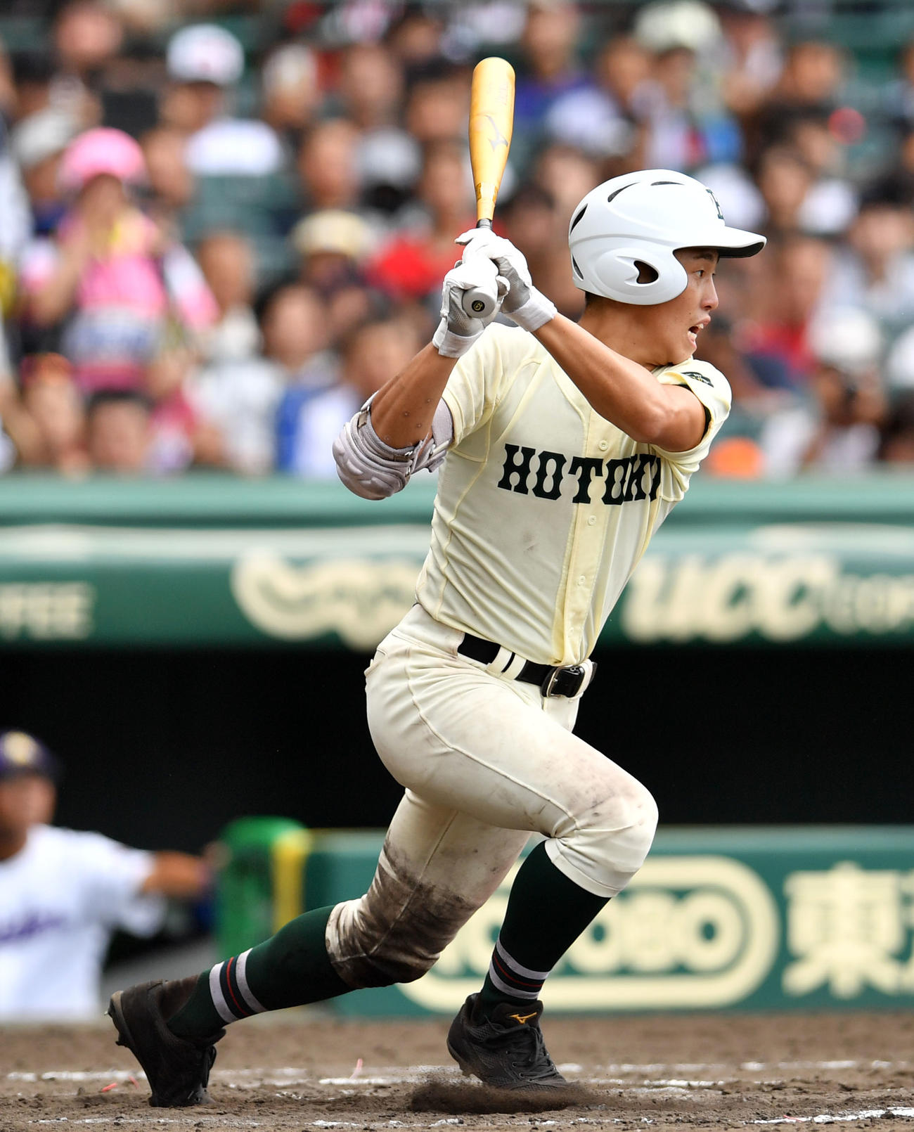 報徳学園時代の小園海斗（2018年撮影）