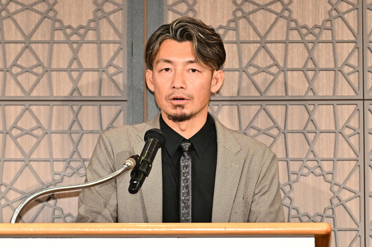 新人選手研修会の講師を務めた鳥谷氏（撮影・滝沢徹郎）