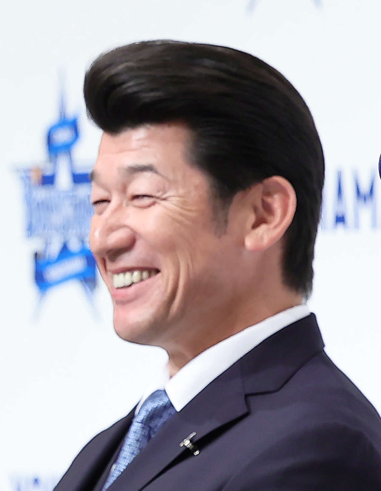 DeNA三浦監督のリーゼント（2023年11月24日撮影）