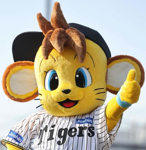 キャラクターラッキー 阪神】第4のマスコットが会見 名前は「コラッキー」時差ぼけでも陽気