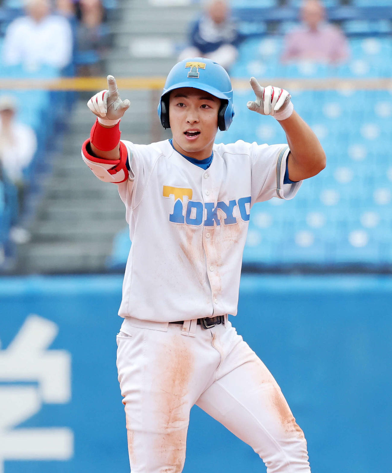 東大・酒井捷（2024年10月6日撮影）