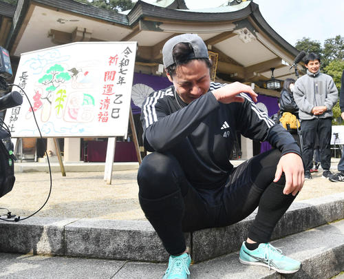 阪神】大竹耕太郎が合同トレ「新塾長」引退和田毅氏から直々に指名